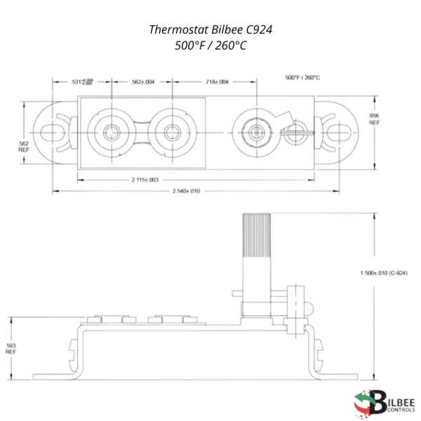Thermostat Bilbee C924 2